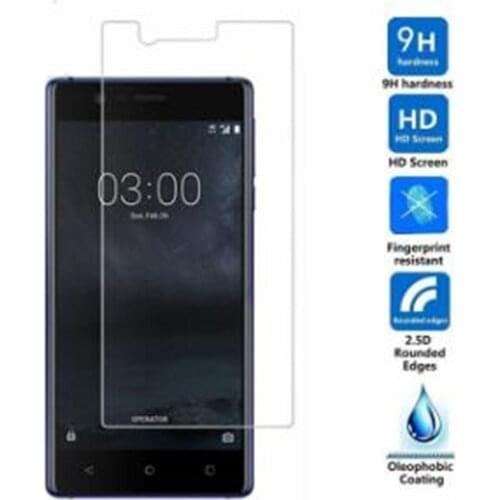 For Nokia 3 Tempered Glass 2.5D 9H High Quality Protective Film Explosion-proof LCD Screen Protector For Nokia 3