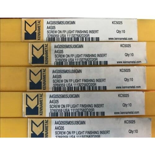 10PCS CARBIDE INSERT A4G0505M05U08GMN KC5025