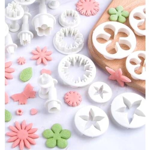 2016 Hot Sale Special Offer 4pcs Plum Blossom Spring Die Sugar Cakes Baked Plastic Utensils Modeling Tools, Kitchen Gadgets A055