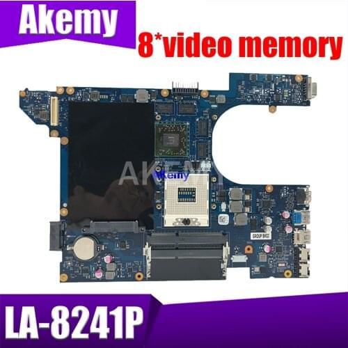LA-8241P motherboard CN-06D5DG for dell Inspiron 15R 5520 7520 laptop motherboard HD 7630M HD 7730M 8*video memory Free CPU