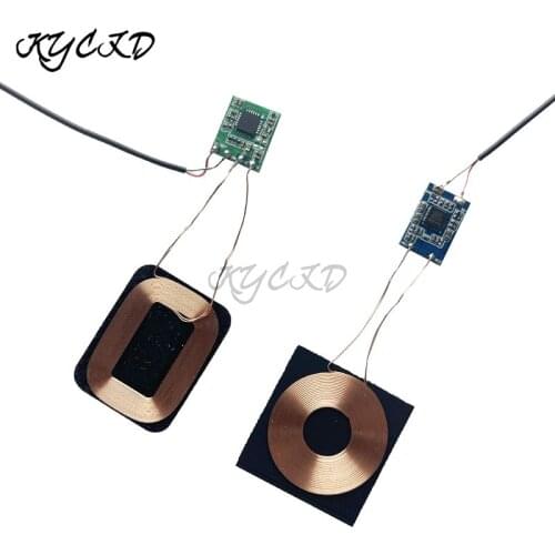 Mini Wireless Charger Module Receiver PCBA Circuit Coil Board 3W Qi Standard Power Bank Charging For iPhone XIAOMI HUAWEI