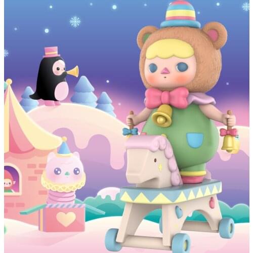Original PUCKY Christmas Parade Series Blind Box Toys Doll Cute Anime Figure GiftBlind Bag Toys for Girls Kawaii Model Girl Gift