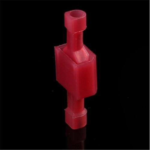 Wire Connectors Terminals Crimp 500PCS Nylon fully Insulated 22-16AWG Spade Male & Female Electrical Crimp Terminals Kits red