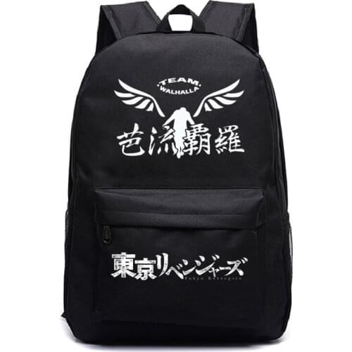 Anime Backpack Tokyo Revengers Printed Harajuku High Quality Bookbag For Teenagers Manga Canvas School Bag