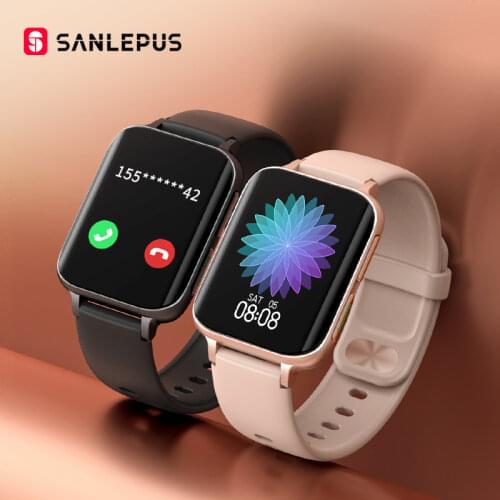 SANLEPUS 2021 NEW Smart Watch Dial Call Watches Men Women Waterproof Smartwatch MP3 Player For Android OPPO Apple Huawei