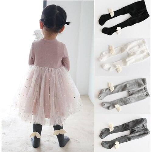 Spring Autumn New baby girl pantyhose Children Pantyhose Angel Wings Girls Pants newborn Baby tights