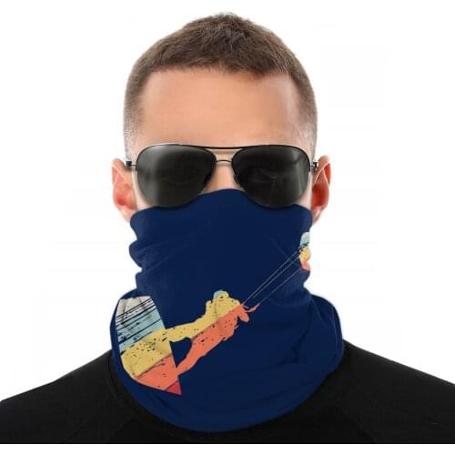 Kite Surfer Scarves Neck Face Mask Men Women Fashion Tube Scarf Tubular Bandana Multi-functional Headband Outdoor Hiking