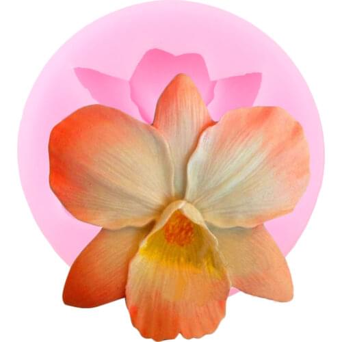 Sugarcraft Flower Silicone Molds Orchid Fondant Mold DIY Party Cake Decorating Tools Candy Clay Chocolate Gumpaste Moulds