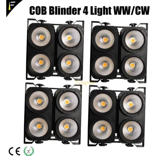 Audience Wash Blinder 400w COB*4 LED WW/CW Warm White and Cold White Light Fill For Wall Splicing Dimmer Ambient Light
