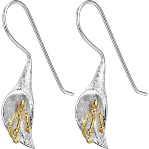 REETI 925 sterling silver morning glory Earrings For Women Elegant Lady Prevent Allergy Silver 925 Earings Fashion Jewelry