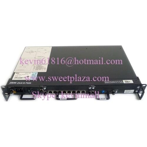 ZTE/FiberCore ZXA10 F820 EPON ONU 8 ethernet ports FTTB or FTTC optical network termimal