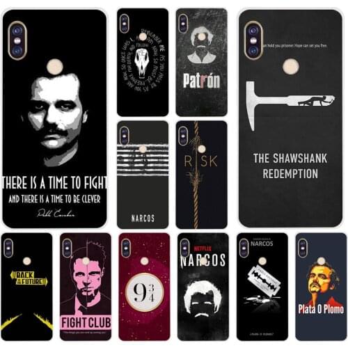 012FG Narcos Soft Silicone Tpu Cover phone Case for xiaomi redmi 5A 8 8A 5Plus note 5 5A 8 8t Pro