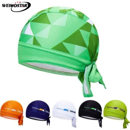 100% Polyester Breathable Cycling Cap Summer Mountain Bike Headwear Bandana Ciclismo Sport Head Scarf Quick-Dry Bicycle Headband