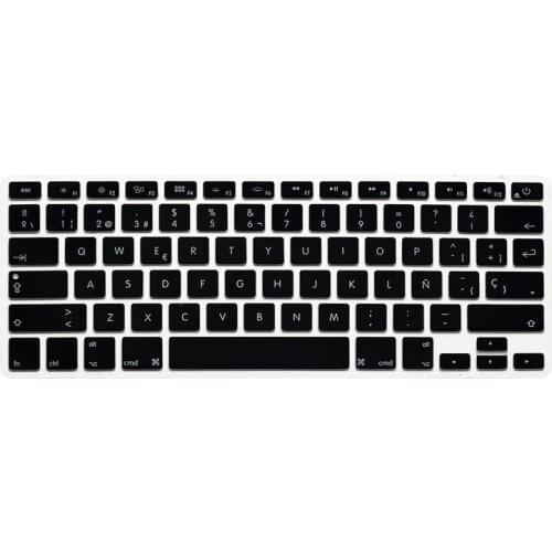 UAS Spanish Silicone Laptop Keyboard Cover 100PCS Skin Cover Protective FILM Protector For Apple MacBook Air 13 Pro 13 15 Retina