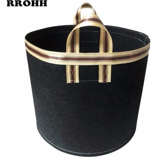 5/10/20/30/40/65 Gallon Quality Plants Grow Bag Non Woven Tree Fabric Pots Plant Pouch Root Vegetable Flower Planting Container