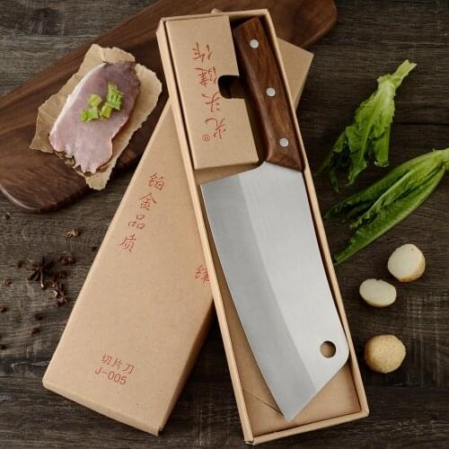 7.5 inch Hunting Kitchen Knife Serbian Chef Full Tang Butcher Knife Slicer Santoku Cleaver Cutter Slicing Filleting Steak Knife