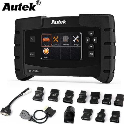 Autek IFIX969 OBDII Automotive scanner Airbag ABS SRS SAS EPB Oil Reset TPMS Professional Full System ODB OBD2 Diagnostic Tool