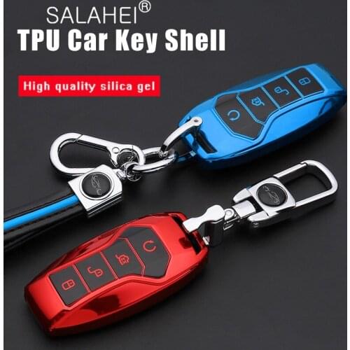 Soft TPU Car Key Case Holder Covers For BYD Surui Qin Song G6 G5 S6 S7 F6 L3MAX Sirui ISCRI Dynasty Auto Accessories Interior