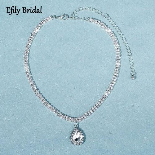 Efily Bridal Silver Chains