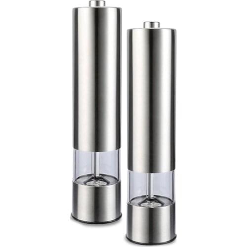 Electric Pepper Grinder, Rechargeable ​or Pepper Mill Automatic Pepper Grinder Set for Kitchen Home Barbecue
