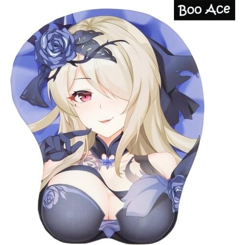 Honkai Rita Rossweisse 3D Mouse Pad with Wrist Rest