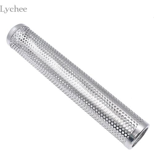 Lychee Life 12 Inches Round Stainless Steel Wire Steaming Barbecue Rack BBQ Grill Mesh Oven Net Carbon Grill BBQ Tube Mesh