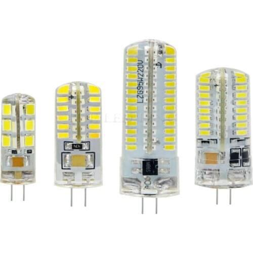 New 2020 G4 LED Bulb Lamp SMD 3014 DC 12V AC 220V 3W 5W 10W 12W Dimmable Led-Licht Dimmbar Kronleuchter Lichter Erset