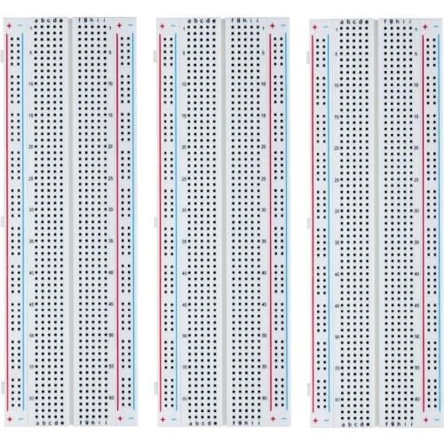MB102 Prototype Breadboard For DIY KIT MB-102 Protoboard Test Develop Board PCB Bread Board 16.5X5.5CM 830 Holes Solderless