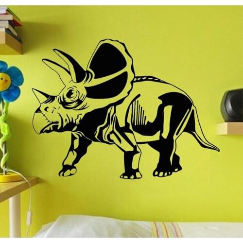 Dinosaurs Wall Sticker Cartoon Home Decor Removable Wall Mural Decal Kids Children Boys Room Nursery Decoration