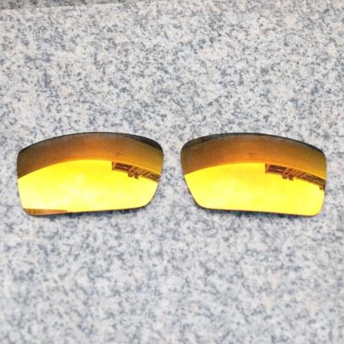 Wholesale E.O.S Polarized Enhanced Replacement Lenses for Oakley Crankshaft Sunglasses - Fire Red Polarized Mirror