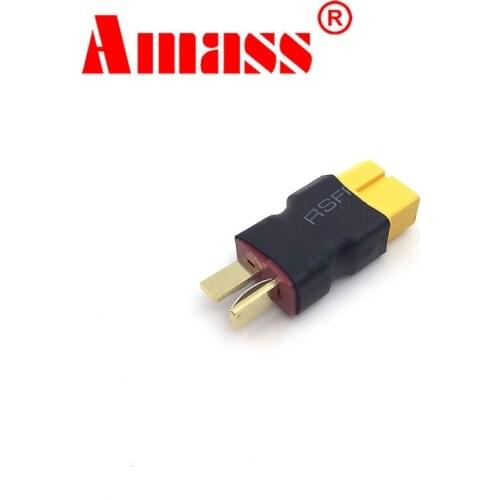 1PCS Amass XT60 female to T plug Deans Plug Connector Male Switch Connector for RC Lipo Battery & Charger free shiping