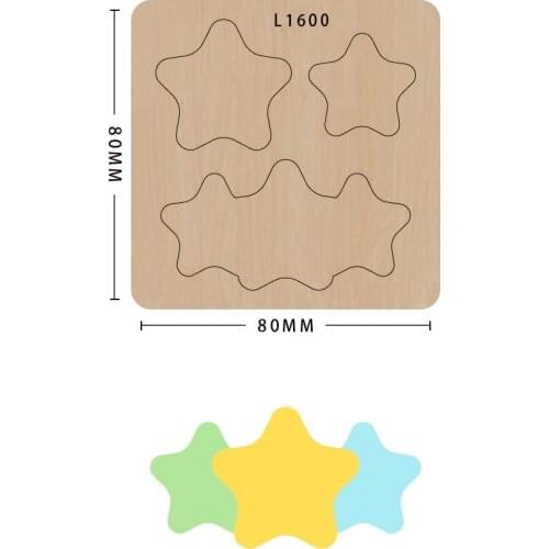 Diy Stars Scrapbook Craft Making Border Die Handmade Cuts Die Hairpin Suitable For Sizzix Big Shot Machines
