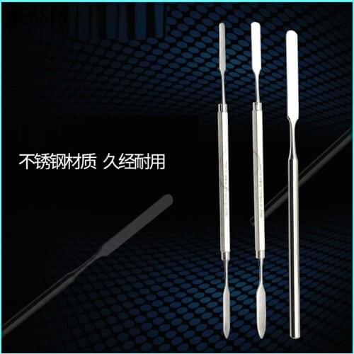 2018 Deasin Dental Lab Spatula Stainless Steel Handle Cement Mixing Spatula Blade Instrument Tool 3 models to choose