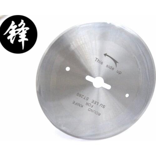 TAIWAN SU LEE BRAND CUTTING CLOTH MACHINE PARTS ROUND KNIFE FOR SU LEE ST260 HIGH SPEED STEEL RS4-1/4 108*10.0*1.20