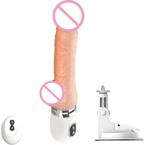 Telescopic Sex Toys For Women G-Spot Vibrator Heating Dildo Sex Machine Vibrating Dildo Clitoris Stimulator Intimate Goods