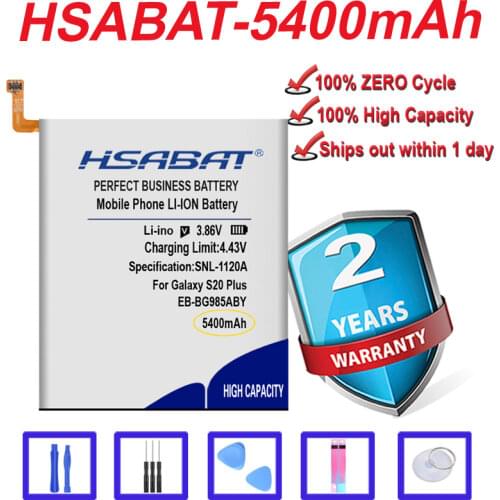 Top Brand 100% New 5100mAh EB-BG985ABY Battery for Samsung Galaxy S20 Plus S20Plus S20+ in stock