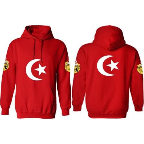 TUNISIA male pullover custom name number tun sweatshirt nation flag tunisie tn islam arabic arab tunisian print photo 0 clothing