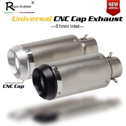 51mm Universal Motorcycle Exhaust Muffler Pipe Escape Moto DB Killer Laser Logo for Yamaha nmax155 R6 R3 Ninja250 gsxr1000 Fz6n