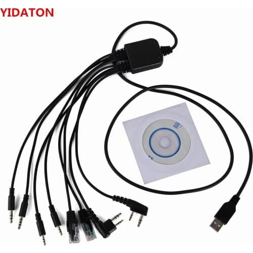 Multi-function programming cable walkie talkie baofeng uv 5R UV 82 888s for kenwood for IC hytera for motolora program cable