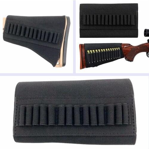 14 Ammo Holder Cartridge Shot Gun Shell Magazine for 5.56mm .22/.223.204 Gun Shell Holders Hunting Butt Holder