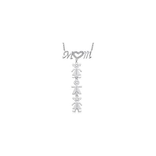 Amxiu Custom Baby With Zircons Stainless Steel Engrave Names Choker Necklace Jewelry For Women Mother Birthday Gifts