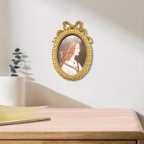 Antique Retro Golden Picture Frame Ornate Photo Holder Bedroom Home Decor