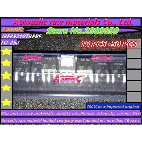 Aoweziic 100% new original import IRFR9210TRPBF FR9210 IRFR9210TR TO-252 Power MOS tube 200V 1.9A