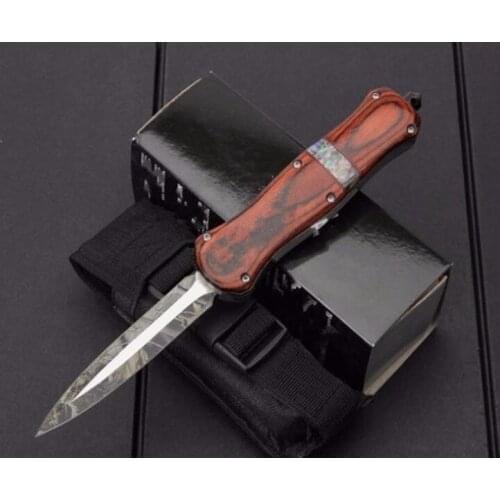 Butterfly A021 Double Action Pocket Knife Tactical Hunting EDC xmas gift Knife Fixed Blade Knifes