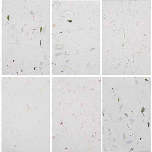 20 Pcs Retro Yunlong Xuan Paper Letter Paper with Natural Plant Fiber Memo Pads Chinese Traditional Memo Sheets Stationery