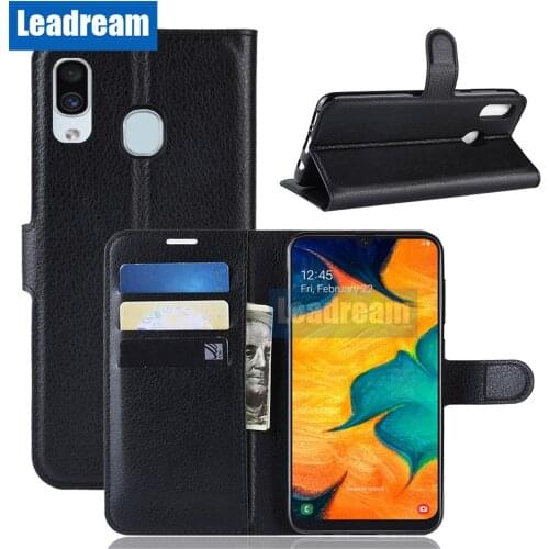 100PCS PU Litch Leather Wallet Case Cover with Card Slot Flip Cover Shell for Samsung S7 Edge S8 S9 S10 Plus S10e Note 8 9