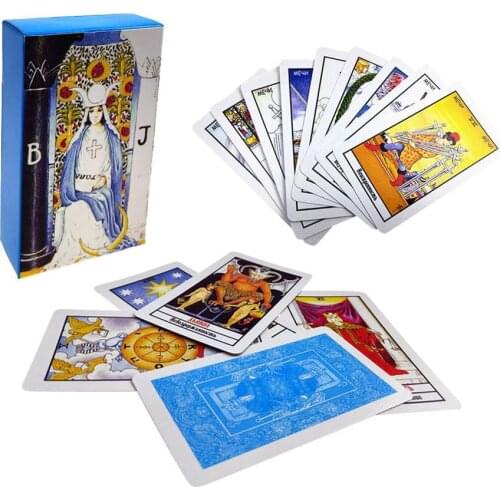 Rider Tarot Cards In Russian Divination Deck Wayta Oraculos Oracle Spiritual Playing Family Table Games Gifts