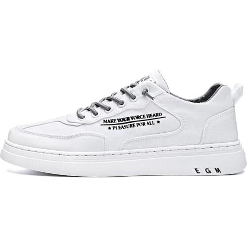 Men Comfortable Skateboard Shoes Unisex Sneakers Breathable Casual Footwears Classic White Zapatos Hombre