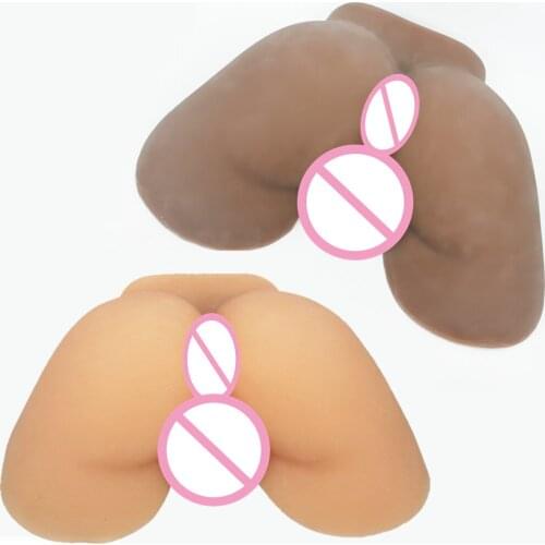 Top quality japanese reality 1:1 big silicone ass pussy and ass sex toy fake ass sex toy man masturbator sex products