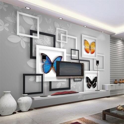 3d room photo wallpaper custom mural moth 3d photo painting room sofa TV background wall wallpaper non-woven wall sticker